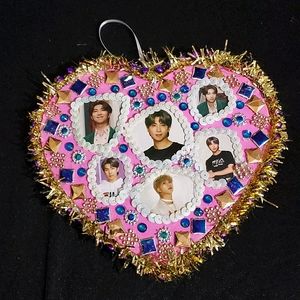 BTS RM Heart Hanging Holiday Decoration